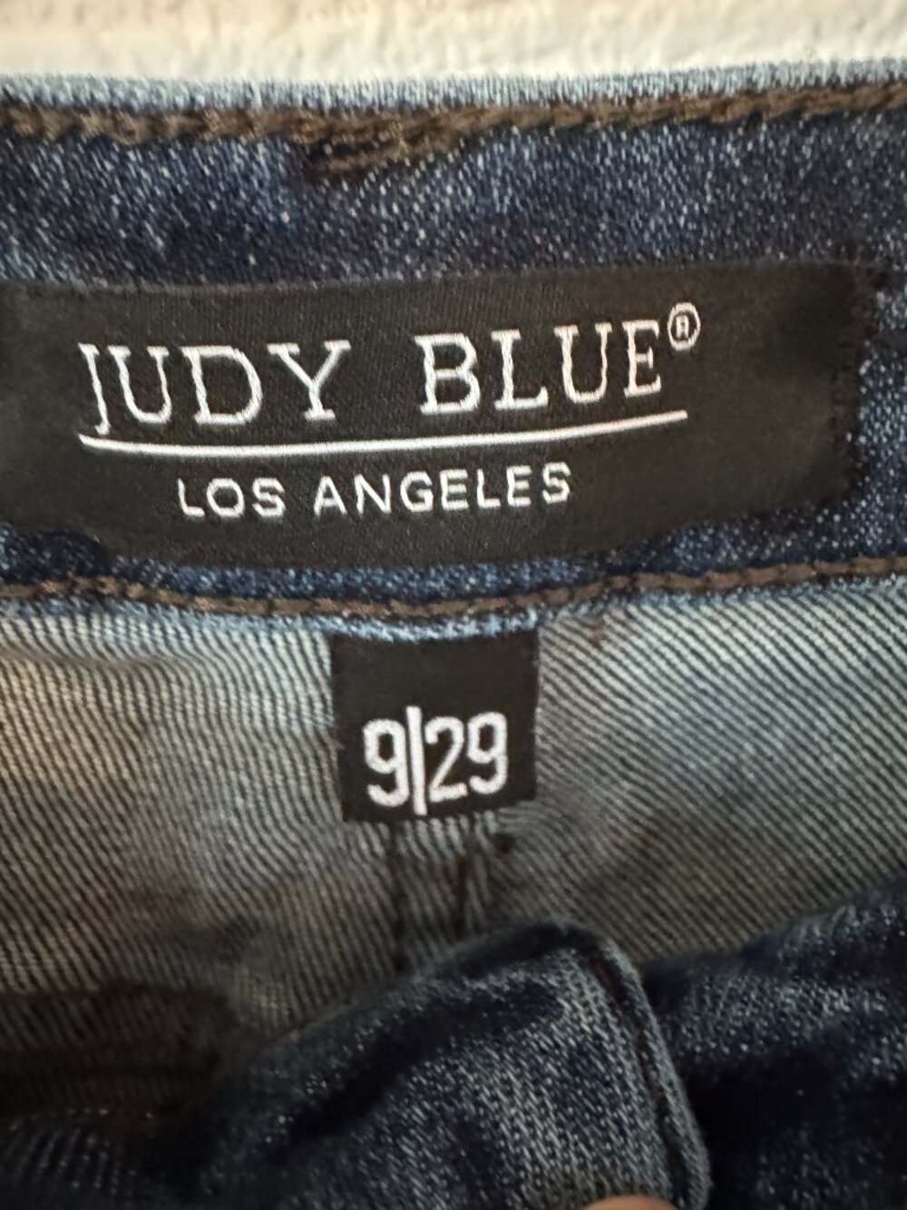 Judy Blue Mid Wash High Waist Distressed Skinny Jeans Size 9 / 29 - Picture 3 of 5
